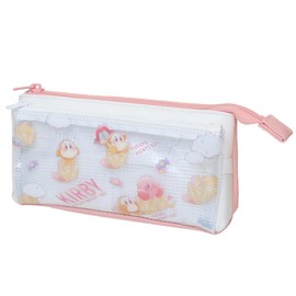 Kamio Japan 055963 Kirby Sankaku Flap Pen Case, PUPUPU RAINY? DAY Pencil Case, Fudako, Pen Pouch