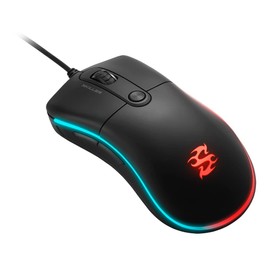 Sharkoon Skiller SGM2 RGB Gaming Maus, optisch 6400 DPI, Ergonomische Form Mehrfarbig