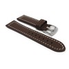Bandini 28mm Mens Genuine Leather Watch Band Strap - Brown