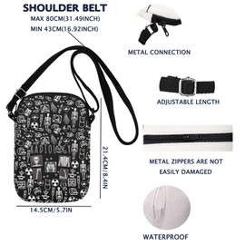 VAMSII Radiology Crossbody Bag Radiology Technologist Appreciation Gift Radiology Department X-ray Tech Gift (Radiology CB)