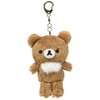 Rilakkuma MX15601 Anytime You Want To Go Plush Keychain Chai