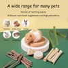 Dbeans Flourithing Guinea Pig Toys Apple Sticks, Tissimo Grass Sticks,