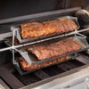 BBQGUYS Signature Rib Rotisserie Rotating BBQ Grill Trays - BBQ-RRW
