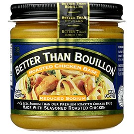 Better Than Bouillon Roasted Chicken Base, Reduced Sodium, Zero Trans Fat, 8 Ounces (Pack Of 6)