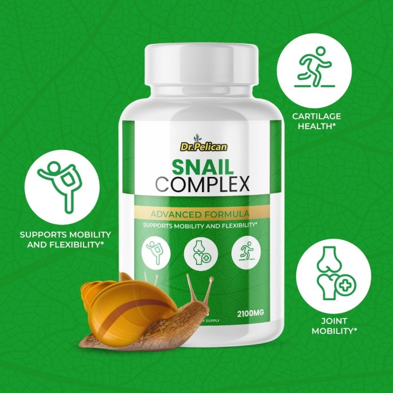 Pelican Vitamins Snail Complex- Joint & Mobility Health Support- 60