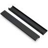 Ravinte 6 Pack Finger Pulls for Cabinets 250mm/9.84" Length Black