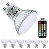 EACLL GU10 LED with Remote Control, 4.8 W Replaces 60