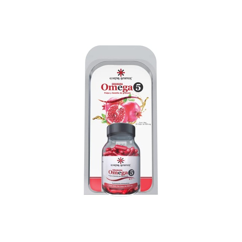 Essential Nutrition Granada Omega-5 90 cápsulas de 500 mg