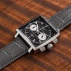 BARTON WATCH BANDS, 15mm Smoke Grey - Alligator Grain -