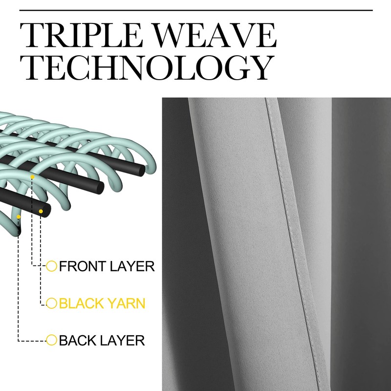 NICETOWN RV Blackout Curtains for Camper Windows, Short Room Darkening