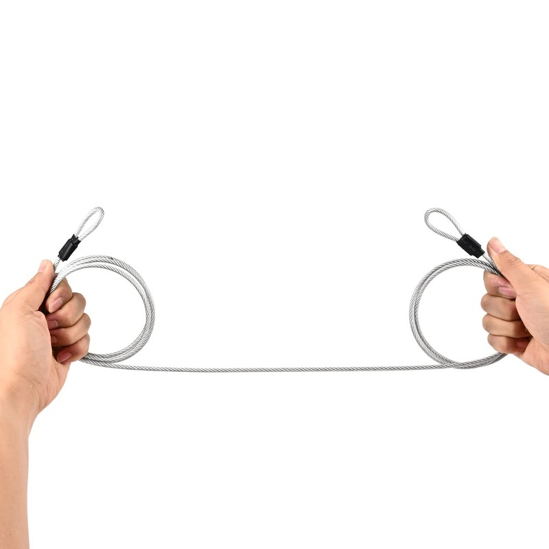 Tecoom Cable Lock Set for Car Cover with Combination Lock,