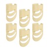 SUPVOX 6pcs Alaska Guitar Picks Adjustable Finger Picks Thumb Picks