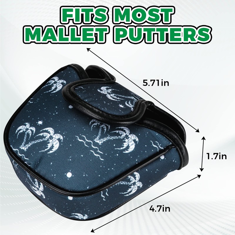 VIXYN Mallet Putter Cover - Cool Putter Cover - Mallet