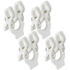 Rod Stop, White, 4 Piece