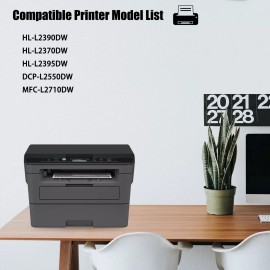 huoxun M 2x TN760 TN 760 Black Toner Cartridge Replacement for Brother HL-L2370DW L2390DW