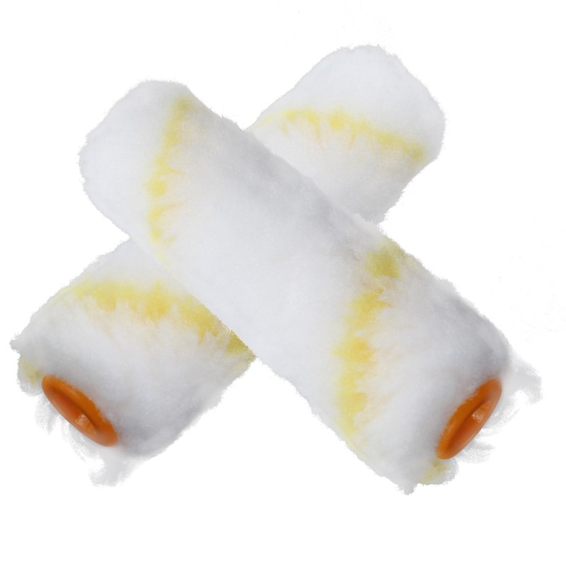 PDETVEO 10PCS 4 Inch Paint Roller Covers, Microfiber Paint Roller