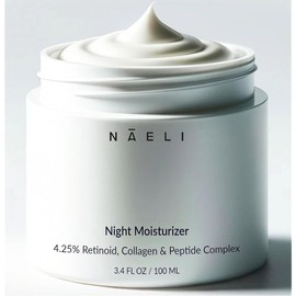 Retinol Club 레티노이드 크림 펩 드 및 히알루론산 얼굴 목용 레티놀 클럽 보습제 4.25 방지 톤 질감 3.4온스 [3.4 Fl Oz 1개입] Retinoid Cream with Peptides and Hyaluronic Acid for Face and Neck, Retinol Club Moisturizer 4.25 Anti-Aging Tone Texture 3.4 Ounces [3.4 Fl Oz 1 Unit]