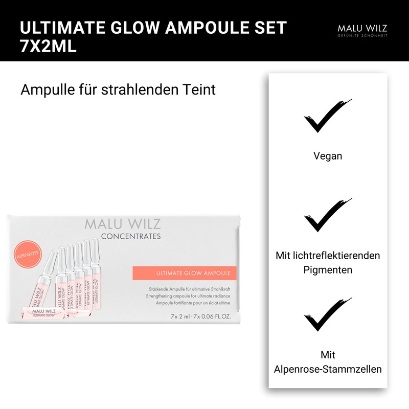 Malu Wilz Ultimate Glow Ampoule Set 7 x 2 ml,