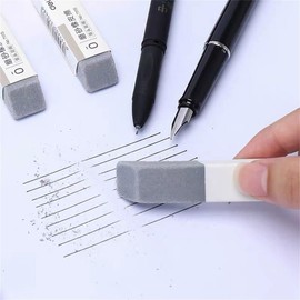 Frosted Eraser 1PC Sand Eraser Matte Eraser Ink Pen Ballpoint Pen Fountain Pen Eraser Correction Supplies Stationery Office School Supplies for Erasing Ballpoint/Fountain Pen