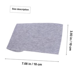 PACKOVE 5Pcs Elastic Hair Bands for Solid Color Headwrap Dark Gray Light Gray Stylish Hair Accessories for Boys for Dress Ups and