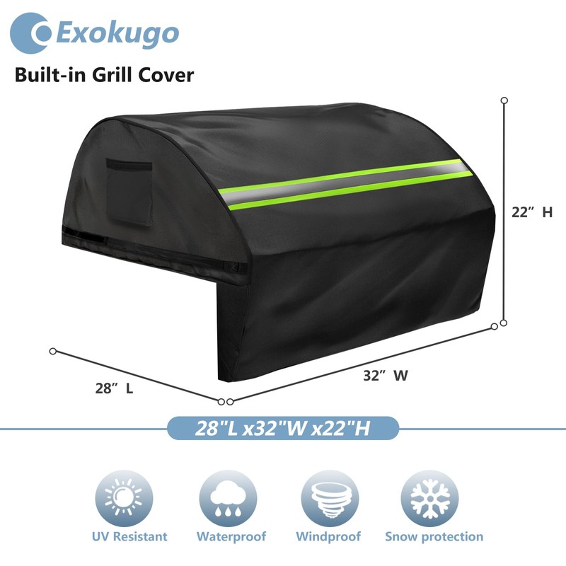 Built in Grill Cover for Blaze Premium LTE 32-Inch -
