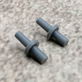 ULEIVA Replacement Hinge Grey Pack of 2 Hinge Pin Compatible with Dometic 295246165 RML10.4 RML10.4S RML10.4T Replacement Part Fridge Door