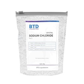 Sodium Chloride Crystal 99.5% Pure, USP Grade, CAS 7647-14-5 100g