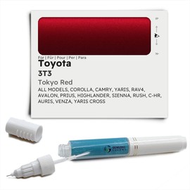 Genuine Colors TOKYO RED 3T3 TOKYO TOYOTA COROLLA CAMRY YARIS RAV4 Avalon Prius Highlander Sienna Rush C-HR AURIS VENZA Cross