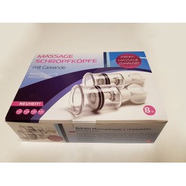 Massage Cupping Heads with Thread Fireless Cupping 8 Pieces