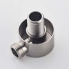 Keymark Wall Supply Elbow, Brass Round Wall Mount Shower Hose