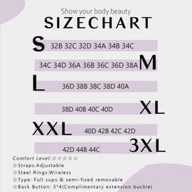 MOEOZLLO Floral Wireless Bras for Women No Underwire Seamless Bralettes for Women with Support V Neck Wavy Womens Bras -Beige,L