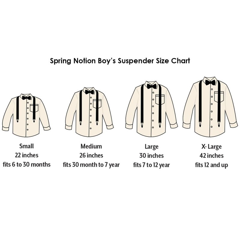 Spring Notion - Juego de tirantes y pajarita de color