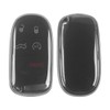 Funda transparente para llave de coche, compatible con Jeep Cherokee