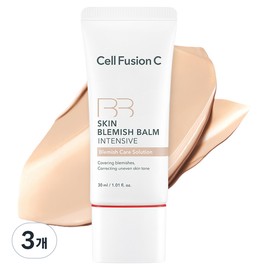 Cellfusionc Skin Blemish Balm Intensive BB Cream, Natural Light, 30ml, 3 pieces / 셀퓨전씨 스킨 블레미쉬 밤 인텐시브 비비크림, 내추럴라이트, 30ml, 3개