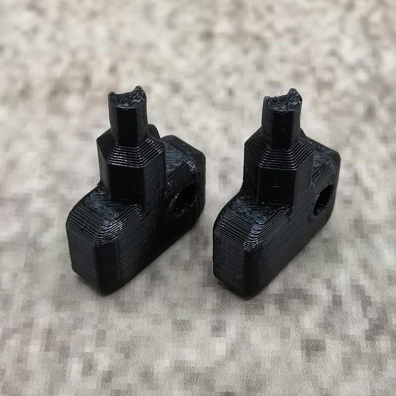 ULEIVA Replacement Key 2 x Black Compatible with Synology NAS