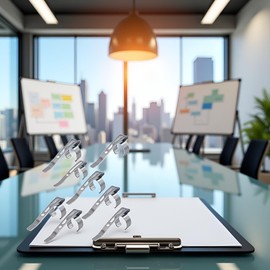 20 Pieces Silvery Metal Pen Clips Snap in Pen Clip for Shirt Pocket, Slide On Pencil Holder Clip Hangable Portable Pen Holder for Clipboard, Notebook, School, Office Pencil Holders and Pen Holders