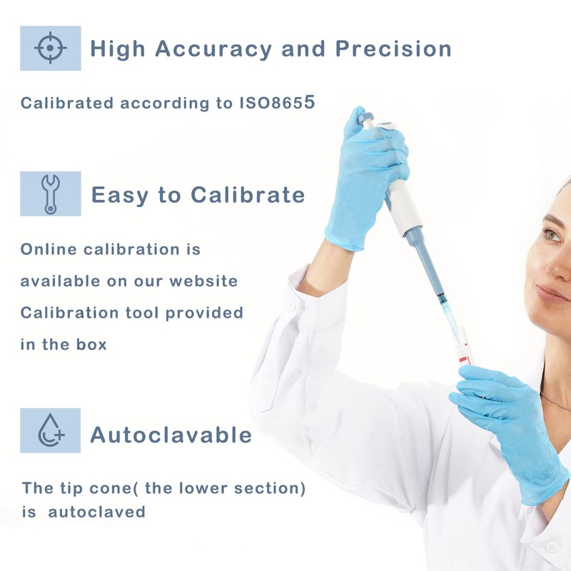ONiLAB 0.1-2.5 μl Laboratory Single Channel Pipette Scientific Laboratory Micropipette