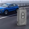 For Qashqai Car Key Shell 2-Button ABS Car Remote Key
