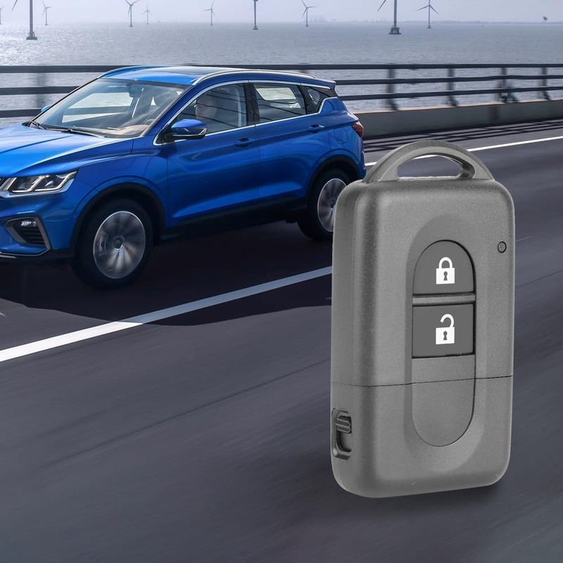 For Qashqai Car Key Shell 2-Button ABS Car Remote Key