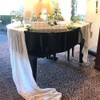 EH Linen Cheesecloth Gauze Table Runner,Wedding Decor Arch Draping,Gauze Event