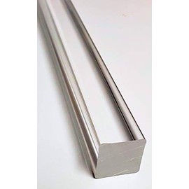 1" x 1" x 12" Long Square Clear Extruded Plexiglass Acrylic Rod - 25.4mm x 304.8mm Acrylic Bar
