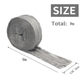 Steel Wool Mice 9m Coarse Wire Wool Rats Rodent Control Gap Blocker Hole DIY Fill Fabric Keep Mice Away from Holes Siding Pipeline Vents in Garden House