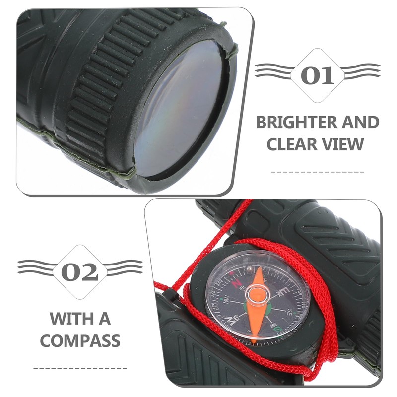 Toddmomy 10pcs Small Pocket Binoculars Mini Binoculars Mini Telescope Toy