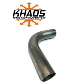 Khaos Motorsports 3" 90 Degree 304 Stainless Steel Mandrel Bend Pipe Exhaust/Catbac