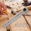 0-250mm Measurement Range High Accuracy Woodworking Marking Ruler Gauge Measurement