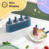 Popsicle Mold Set 4 Pieces Homemade Silicone Popsicle Maker Easy