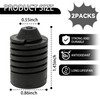 2PCS Hood Stop Bumpers, Car Engine Hood Buffer Rubber Pad,