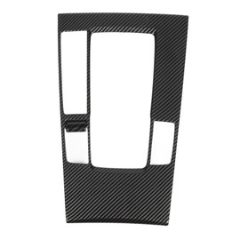 Aramox Center Console Gear Panel Cover, Center Console Gear Panel Frame Cover ABS Carbon Fiber Style Replacement for Mazda 3 2020‑2023