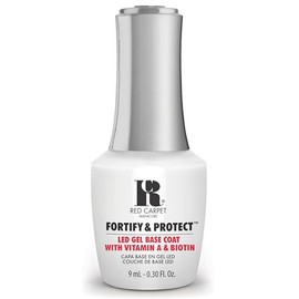 RC Red Carpet Manicure Capa Base en Gel LED 9 ml, Fortifica y Protege