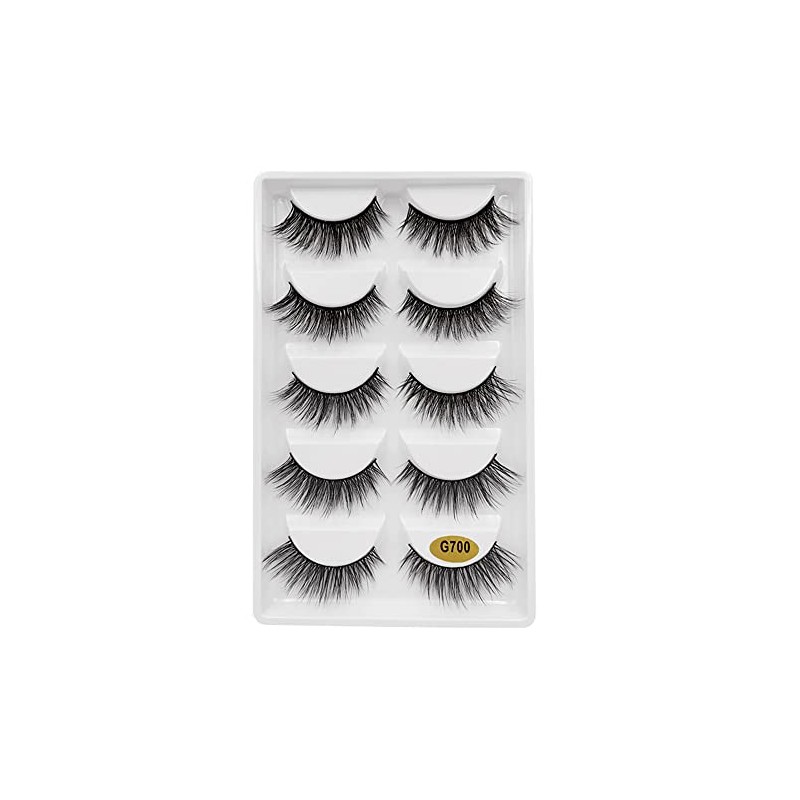 5 Pairs Mink Eyelashes Ultra Dense Stage Makeup Natural False